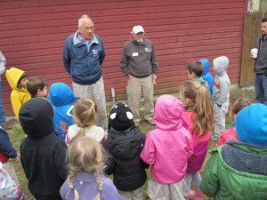 Together learning about wheat.