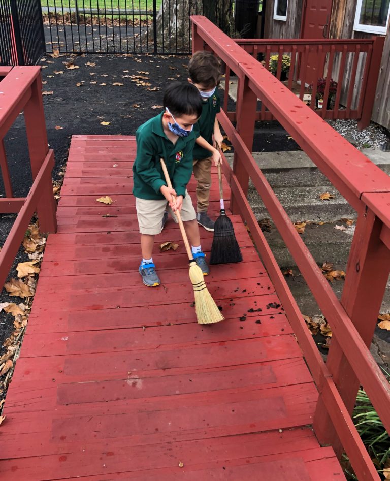 Children Sweeping