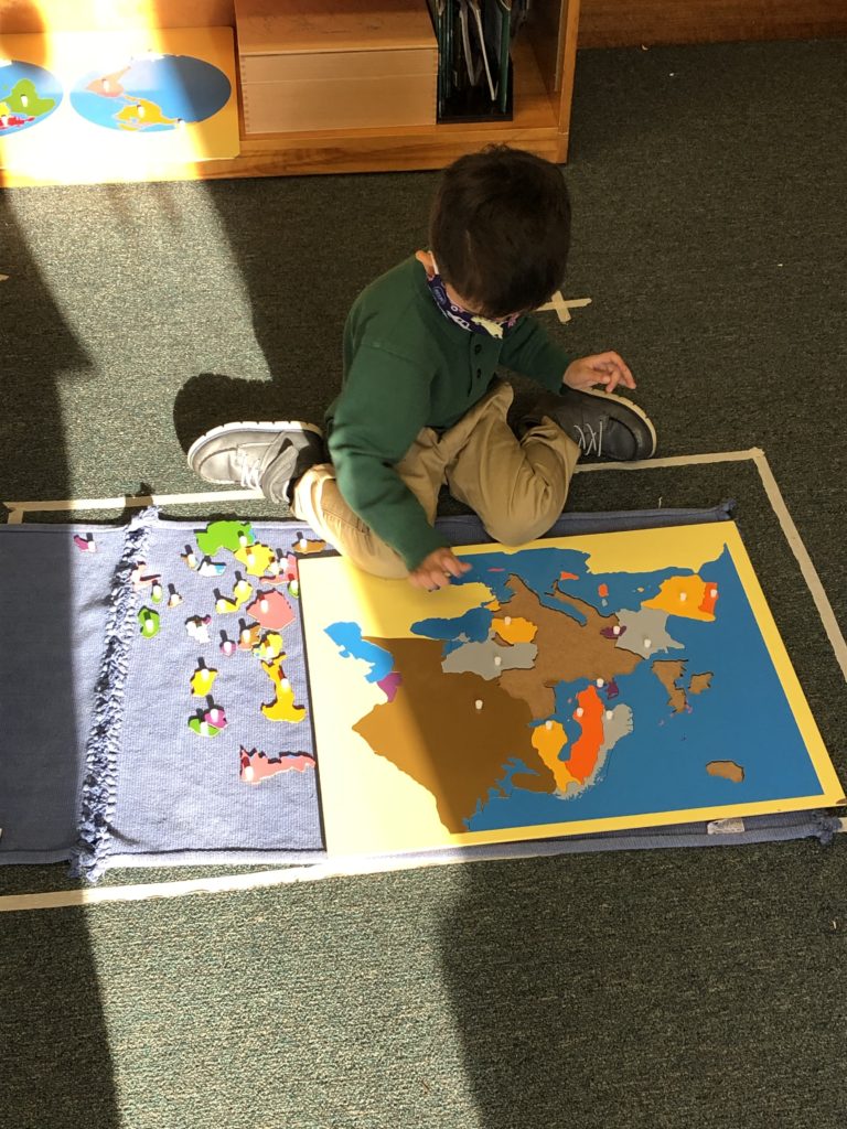 Child with Map