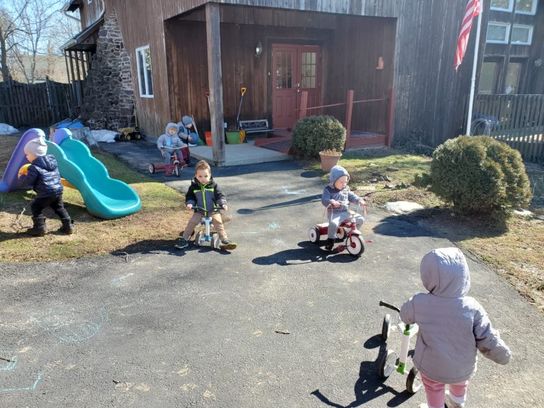 Children Playing Outside