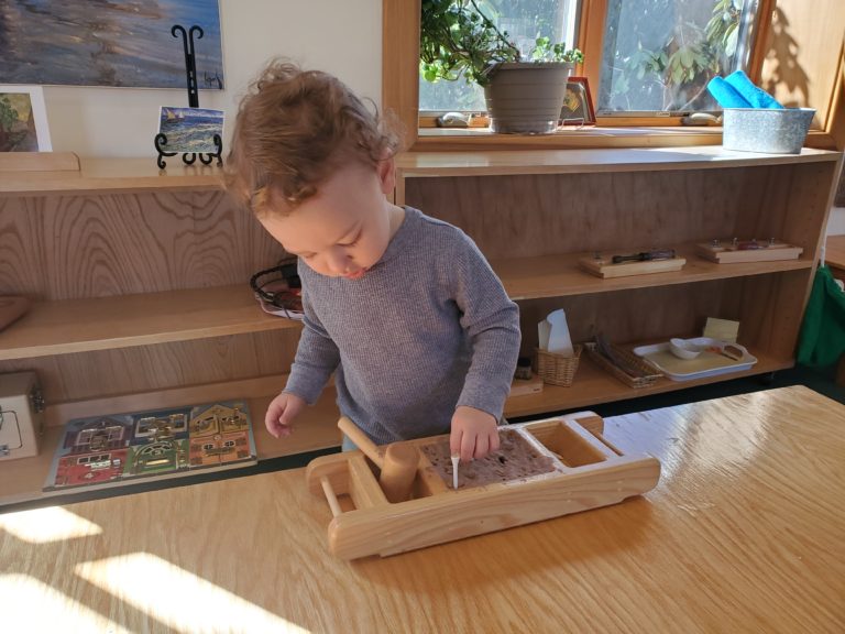 Child with Mallet and Tee