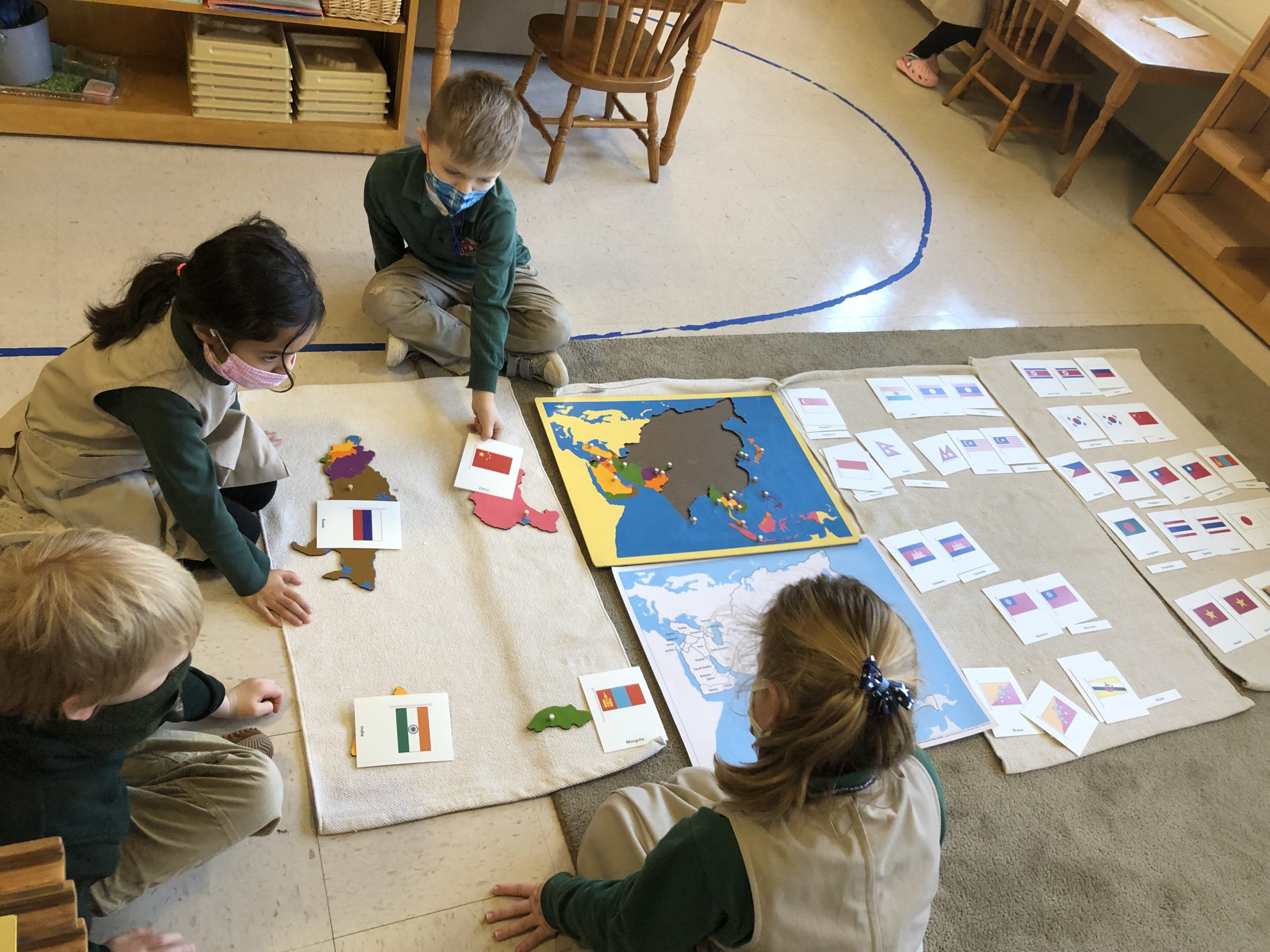 Students Working Together in Classroom